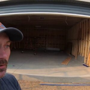 Garage Build Vlog: Day 14 (almost done)