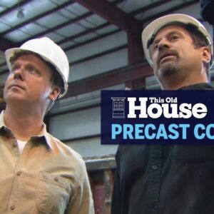 How Precast Concrete Footings Are Made | This Old House
