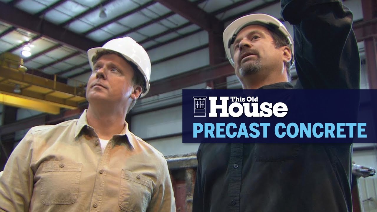 How Precast Concrete Footings Are Made | This Old House