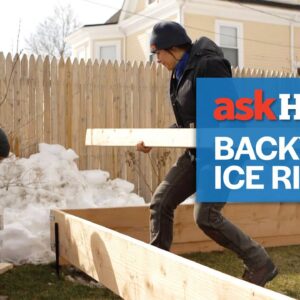 How To Build a Backyard Ice Rink | Ask This Old House