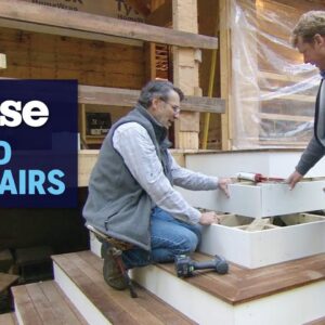 How to Build a Pyramid Deck Stair | This Old House