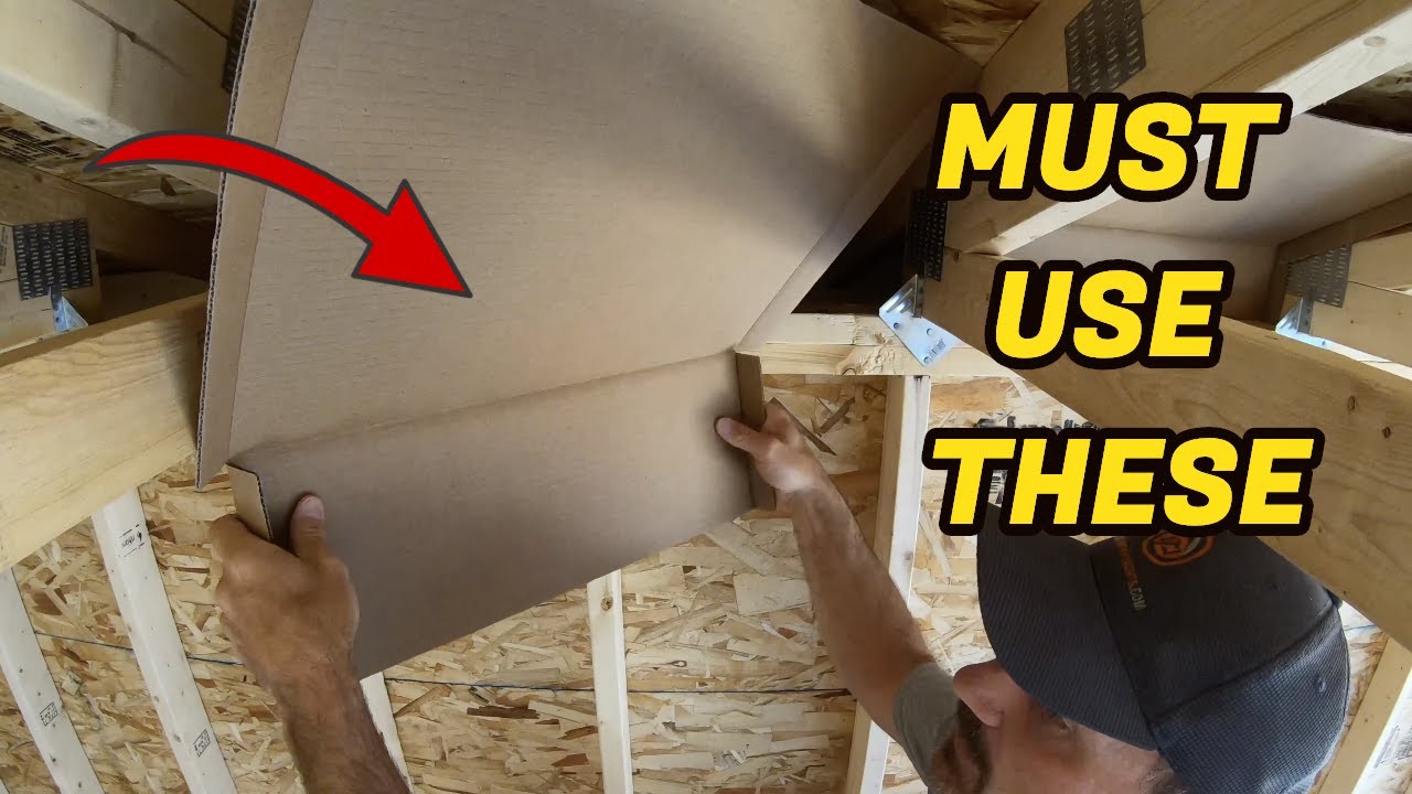 How To Install Insulation Stops [Baffles]