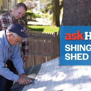 How to Install Shingles on a Shed | Ask This Old House