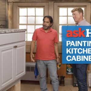 How to Properly Paint Your Kitchen Cabinets  | Ask This Old House
