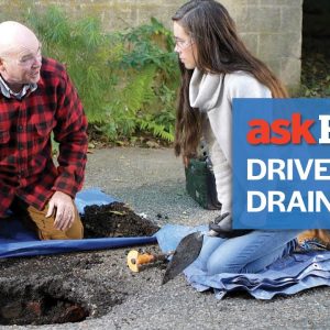 How to Fix a Sinking Driveway Drainage System | Ask This Old House