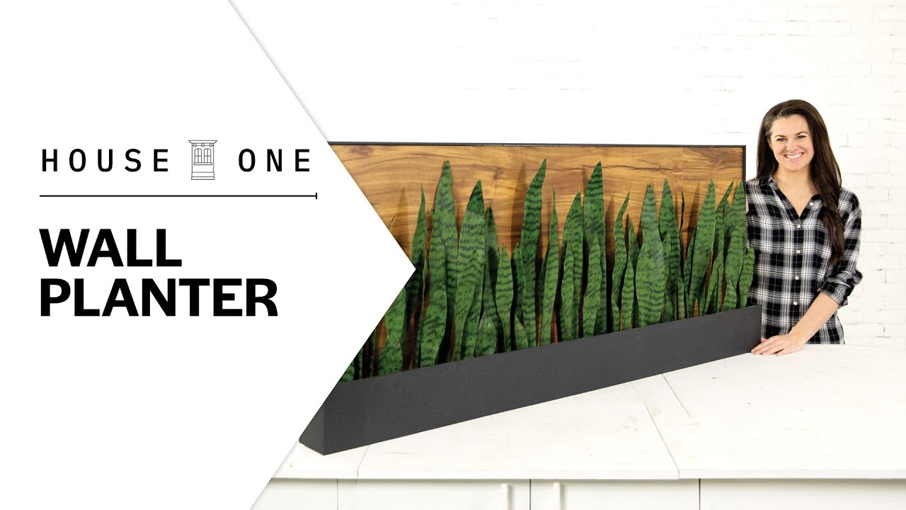 Build a DIY Wood Plank Wall Planter | House One | This Old House