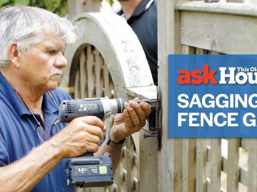 How to Fix a Sagging Fence Gate | Ask This Old House