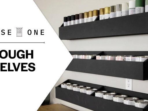 DIY Trough Shelves | House One | This Old House