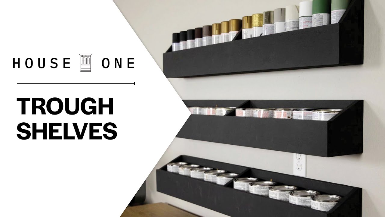DIY Trough Shelves | House One | This Old House