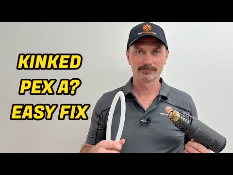 How To Fix Kinked Pex A Pipe (Uponor)