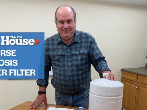How to Install a Reverse Osmosis Water Filter | Ask This Old House