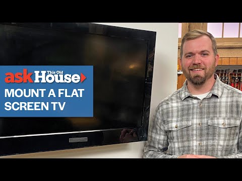 How to Mount a Flat Screen TV | Ask This Old House