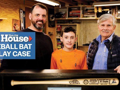 Baseball Bat Display Case | Ask This Old House