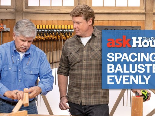 Quick Tip for Spacing Balusters Evenly | Ask This Old House