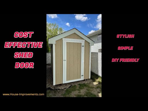 Stylish But Simple Shed Door #shorts