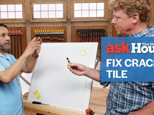 How to Fix Cracked and Chipped Porcelain Tile | Ask This Old House