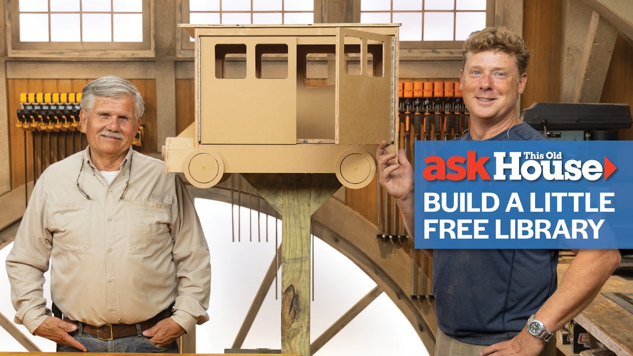 How to Build a Little Free Library | Ask This Old House