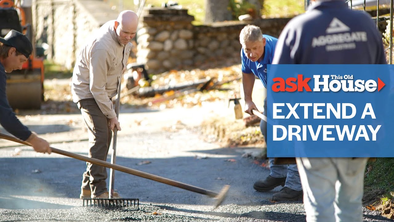 How to Extend a Driveway with Asphalt | Ask This Old House