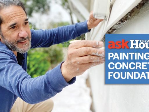 How to Paint a Concrete Foundation | Ask This Old House