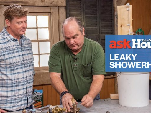 How To Troubleshoot a Leaky Showerhead | Ask This Old House