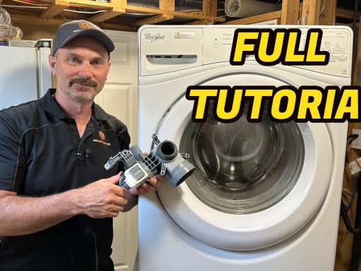 How To Replace a Washer Pump on a Front Load Washing Machine (Full Tutorial)