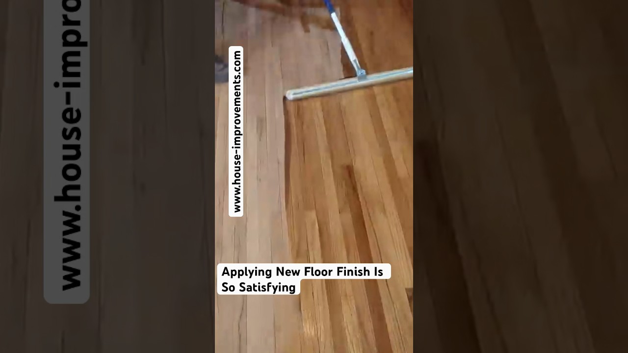 Floor Refinishing Is So Satisfying #shorts #diy #homeimprovement #flooring